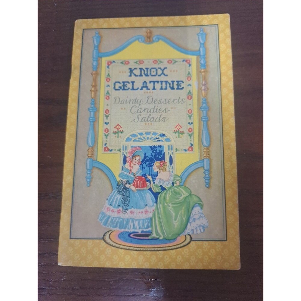 1929 Knox Gelatine Dainty Desserts, Candies, Salads Recipe Booklet